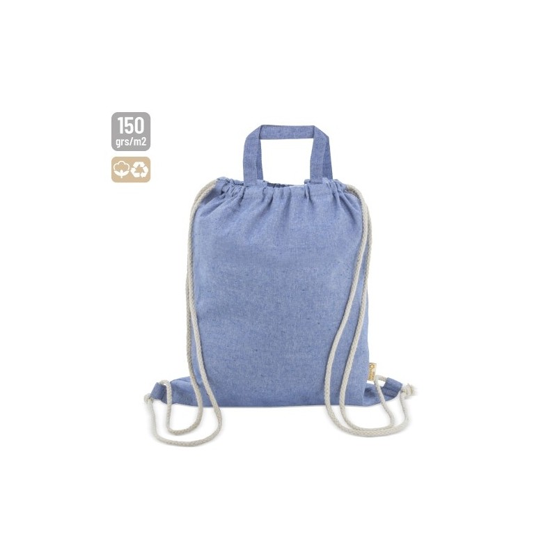 BOLSA MOCHILA DE ALGODON RECICLADO BOLSA MOCHILA DE ALGODON RECICLADO