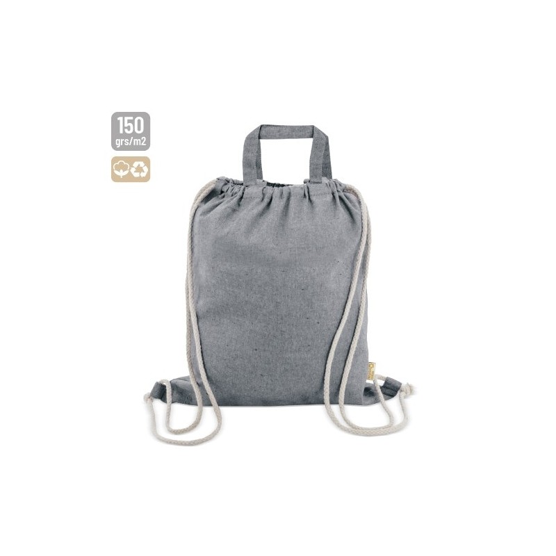 BOLSA MOCHILA DE ALGODON RECICLADO BOLSA MOCHILA DE ALGODON RECICLADO