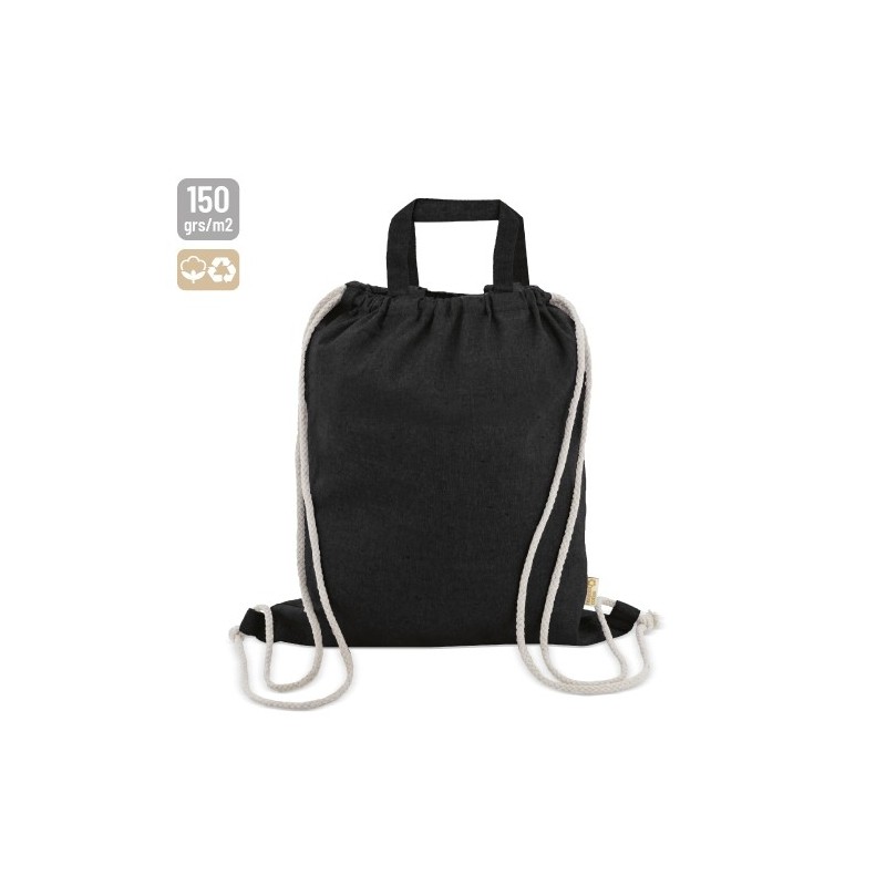 BOLSA MOCHILA DE ALGODON RECICLADO BOLSA MOCHILA DE ALGODON RECICLADO