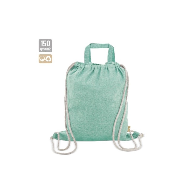 BOLSA MOCHILA DE ALGODON RECICLADO BOLSA MOCHILA DE ALGODON RECICLADO