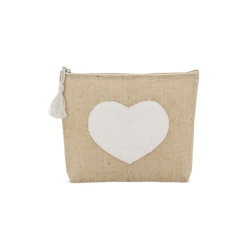 NECESER JUTE LAMINADO "KYRA" NECESER JUTE LAMINADO "KYRA"