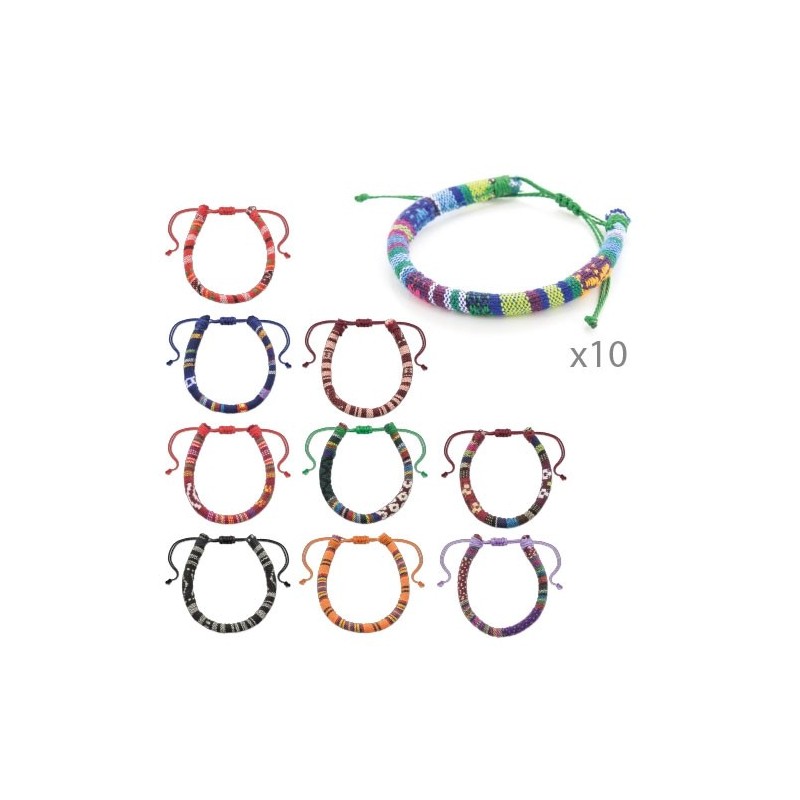 SET 10 PULSERAS "FRIENDSHIP"