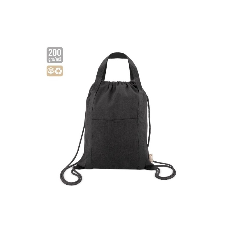 BOLSA MOCHILA DE ALGODÓN RECICLADO "YALA" BOLSA MOCHILA DE ALGODÓN RECICLADO "YALA"