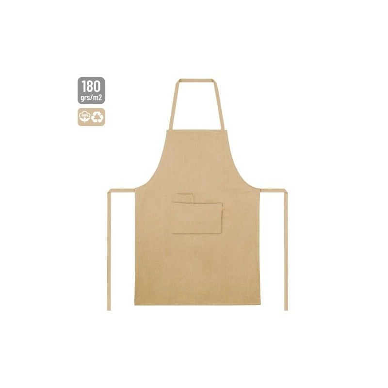 DELANTAL ALGODÓN RECICLADO 180 G"MITCHEL"