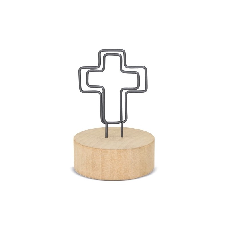 MEMO CLIP CON BASE DE MADERA "CRUCI" MEMO CLIP CON BASE DE MADERA "CRUCI"