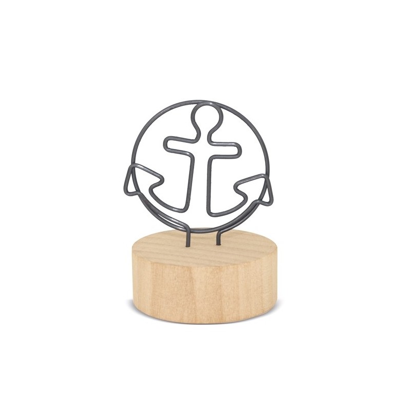 MEMO CLIP CON BASE DE MADERA "ÁNCORA" MEMO CLIP CON BASE DE MADERA "ÁNCORA"