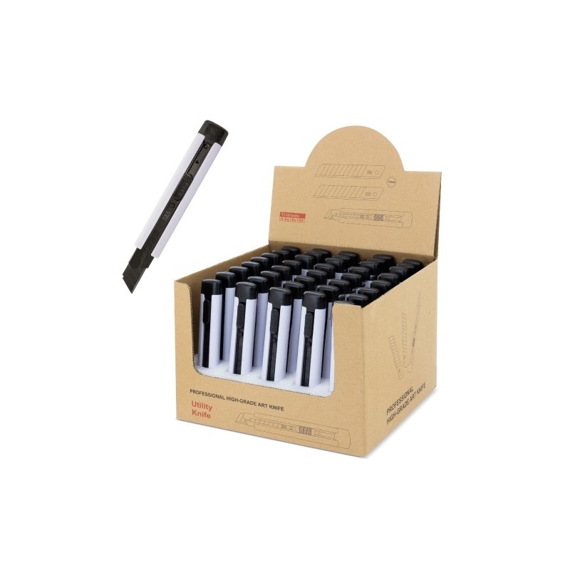 CUTTER CON STOP AUTOMATICO "MAX" PACK 40 PCS CUTTER CON STOP AUTOMATICO "MAX" PACK 40 PCS