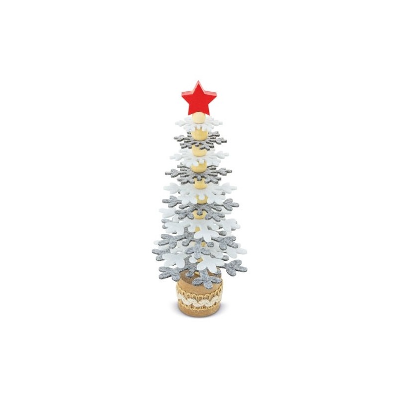 ARBOLITO DE NAVIDAD RPET Y MADERA RECICLADA "PUKKY" ARBOLITO DE NAVIDAD RPET Y MADERA RECICLADA "PUKKY"