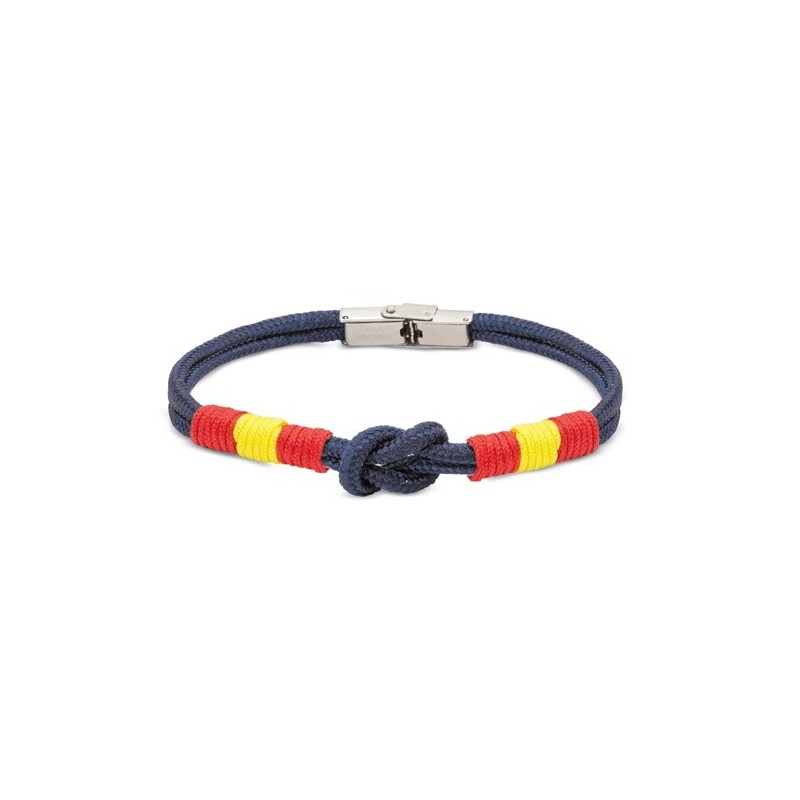 PULSERA BANDERA ESPAÑA AJUSTABLE "NEW BARLOVENTO" PULSERA BANDERA ESPAÑA AJUSTABLE "NEW BARLOVENTO"