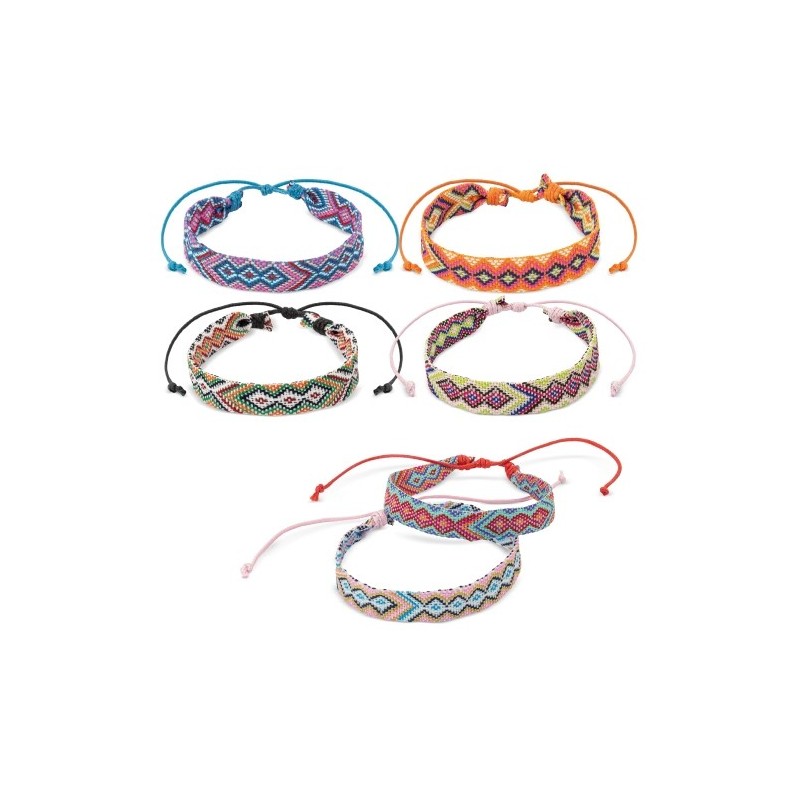 PULSERAS "HIPPY" (PACK DE 6) PULSERAS "HIPPY" (PACK DE 6)