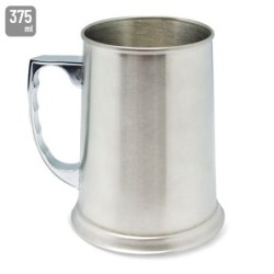 JARRA ACERO INOXIDABLE DOBLE CAPA 375ML "BERGEN"