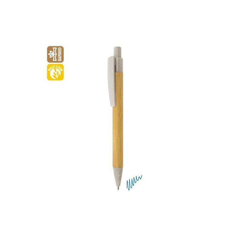 BOLIGRAFO DE BAMBU Y FIBRA DE TRIGO "TERRY" BOLIGRAFO DE BAMBU Y FIBRA DE TRIGO "TERRY"