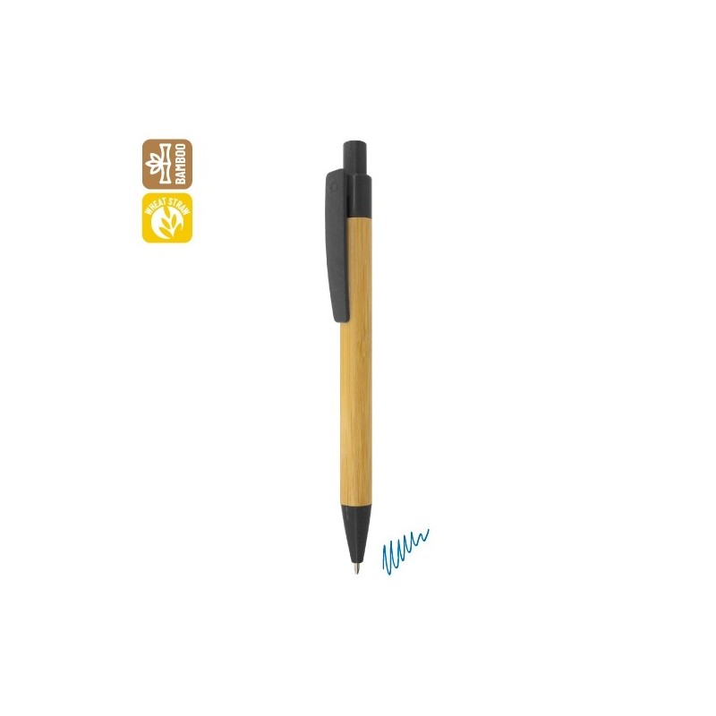 BOLIGRAFO DE BAMBU Y FIBRA DE TRIGO "TERRY"