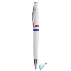 BOLIGRAFO METAL/PLASTICO BANDERA FRANCIA "AYSEN"