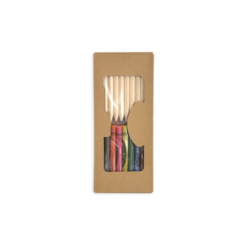 SET 10 LAPICES COLORES Y CERAS SET 10 LAPICES COLORES Y CERAS