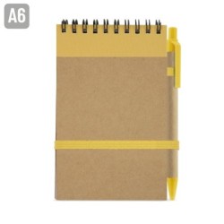 PERSONALIZA BLOC DE NOTAS CON BOLIGRAFO RECICLADO