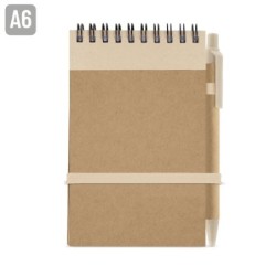 PERSONALIZA BLOC DE NOTAS CON BOLIGRAFO RECICLADO