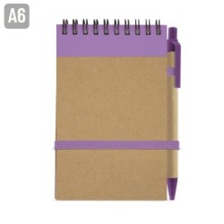 PERSONALIZA BLOC DE NOTAS CON BOLIGRAFO RECICLADO