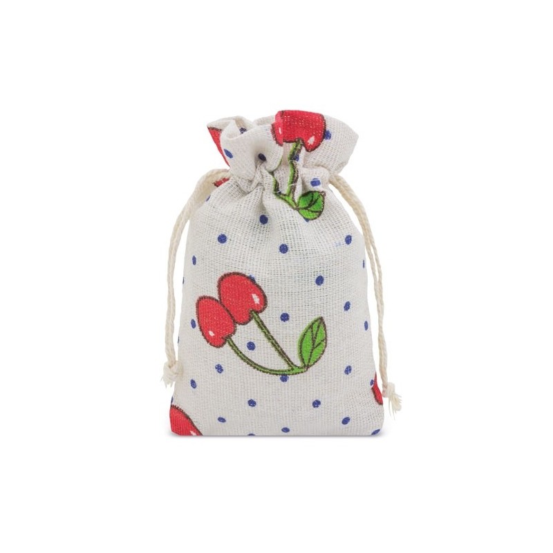 BOLSA DE ALGODON CEREZAS BOLSA DE ALGODON CEREZAS