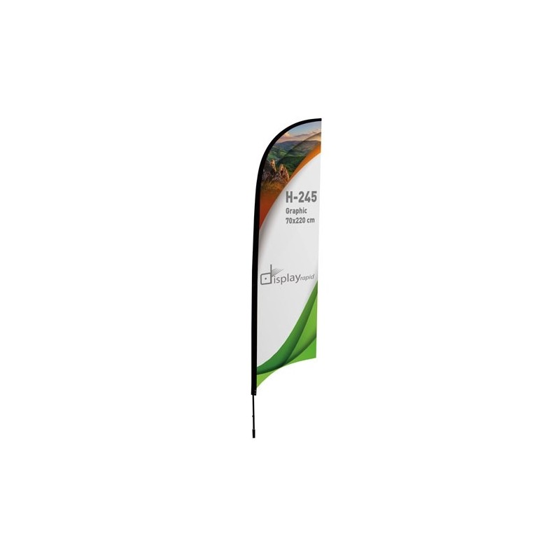 SOPORTE BANDERA FORMA PLUMA 2 M SOPORTE BANDERA FORMA PLUMA 2 M