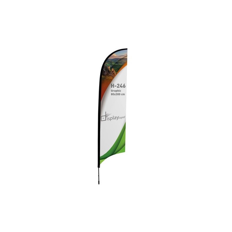 SOPORTE BANDERA FORMA PLUMA 3 M SOPORTE BANDERA FORMA PLUMA 3 M