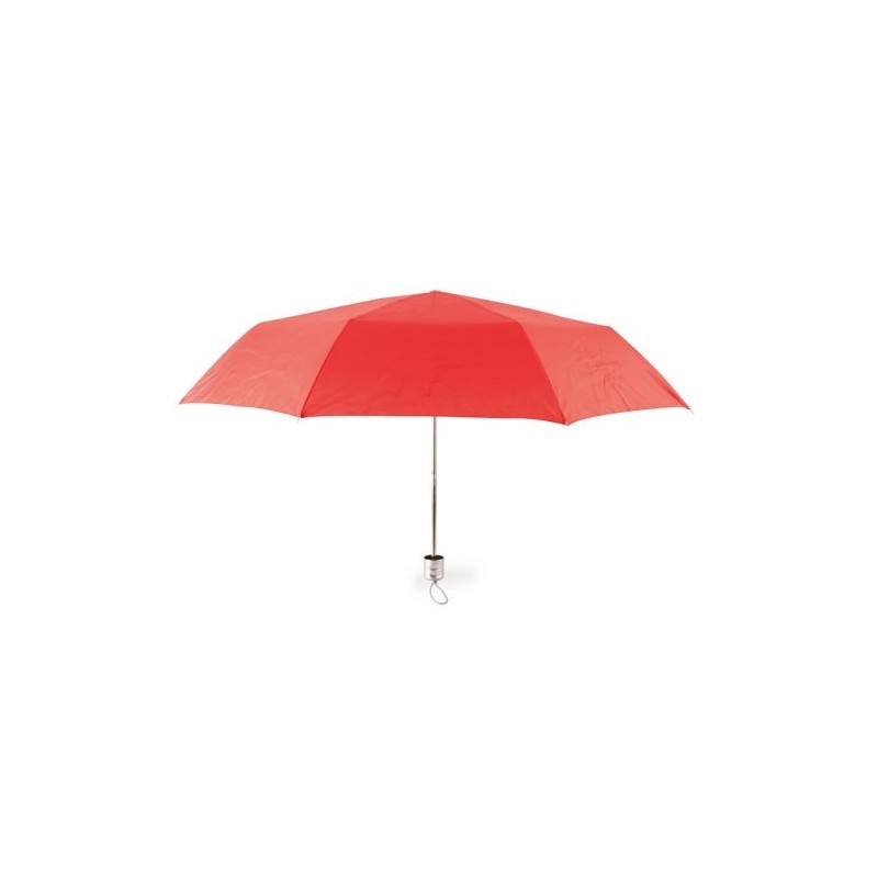 PARAGUAS PLEGABLE CROMO ROJO