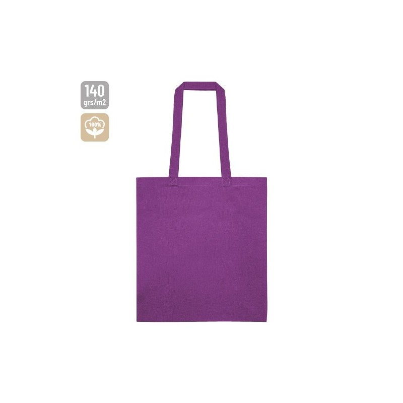 BOLSA DE ASA ALGODON LILA