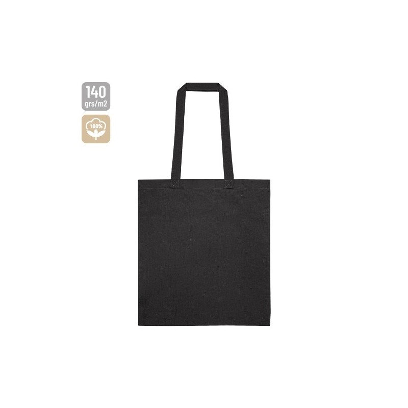 BOLSA DE ASA NEGRA ALGODON "KELSO" BOLSA DE ASA NEGRA ALGODON "KELSO"