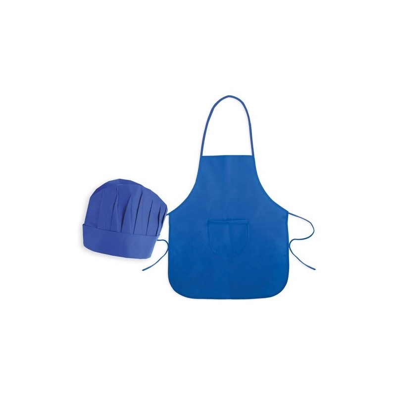 SET DELANTAL Y GORRO INFANT NWROYAL SET DELANTAL Y GORRO INFANT NWROYAL