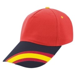 GORRA NACIONAL 5 PANELES ALGODN PEINADO "DEVA"