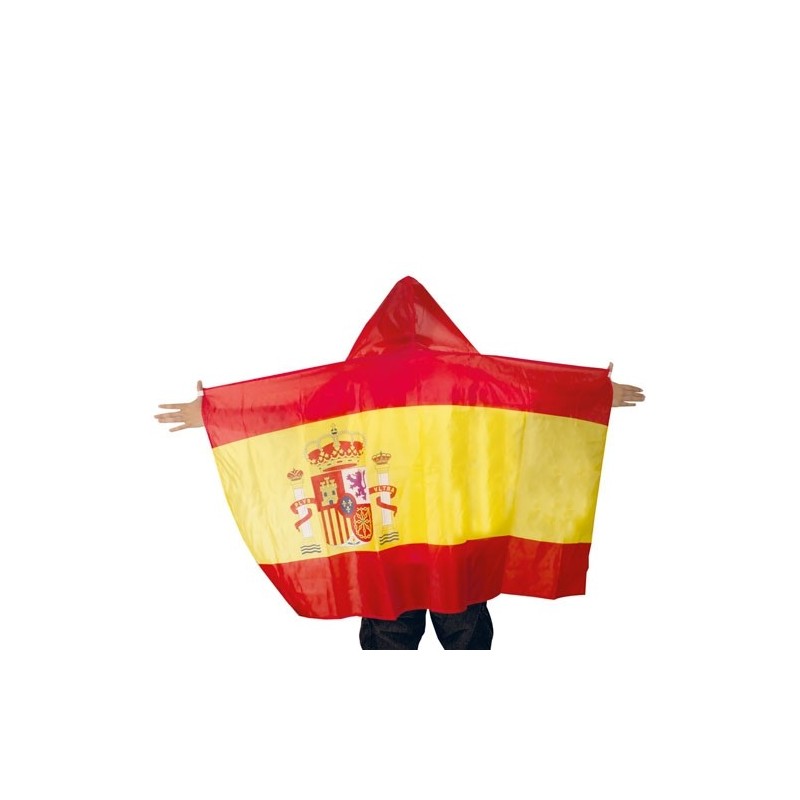 PONCHO BANDERA ESPAÑOLA "FESTEJO"