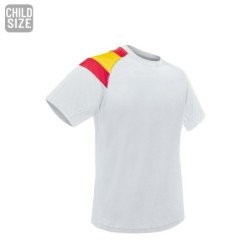 CAMISETA BANDERA NIÑO D&F BL8-10 "GALDANA"