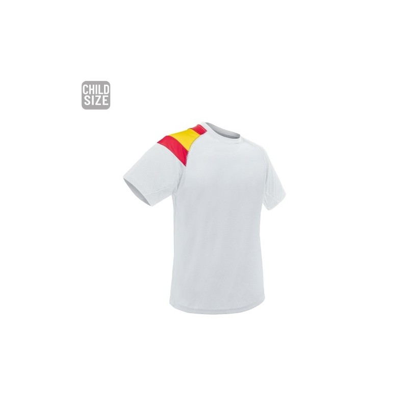 CAMISETA BANDERA NIÑO D&F BL8-10 "GALDANA"