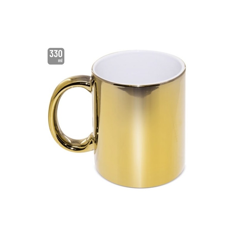 MUG CERAMICA METALIZADA MULTICOLOR "SYBAL"
