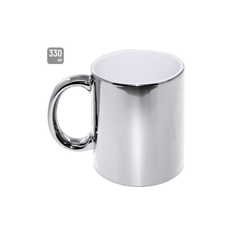 MUG CERAMICA METALIZADA MULTICOLOR "SYBAL"