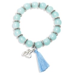 PULSERA "DULCE" VERDE AZULADO
